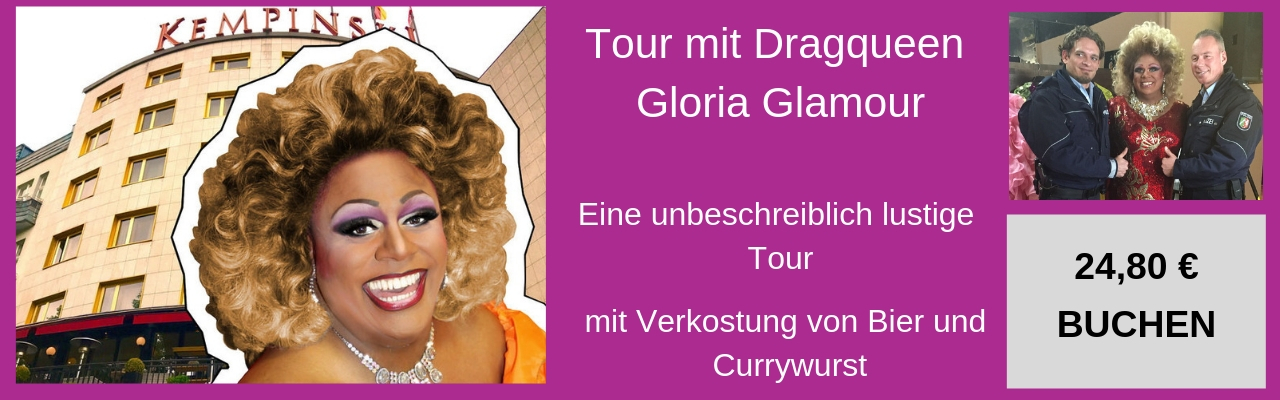 Tour mit Dragqueen Gloria Glamour