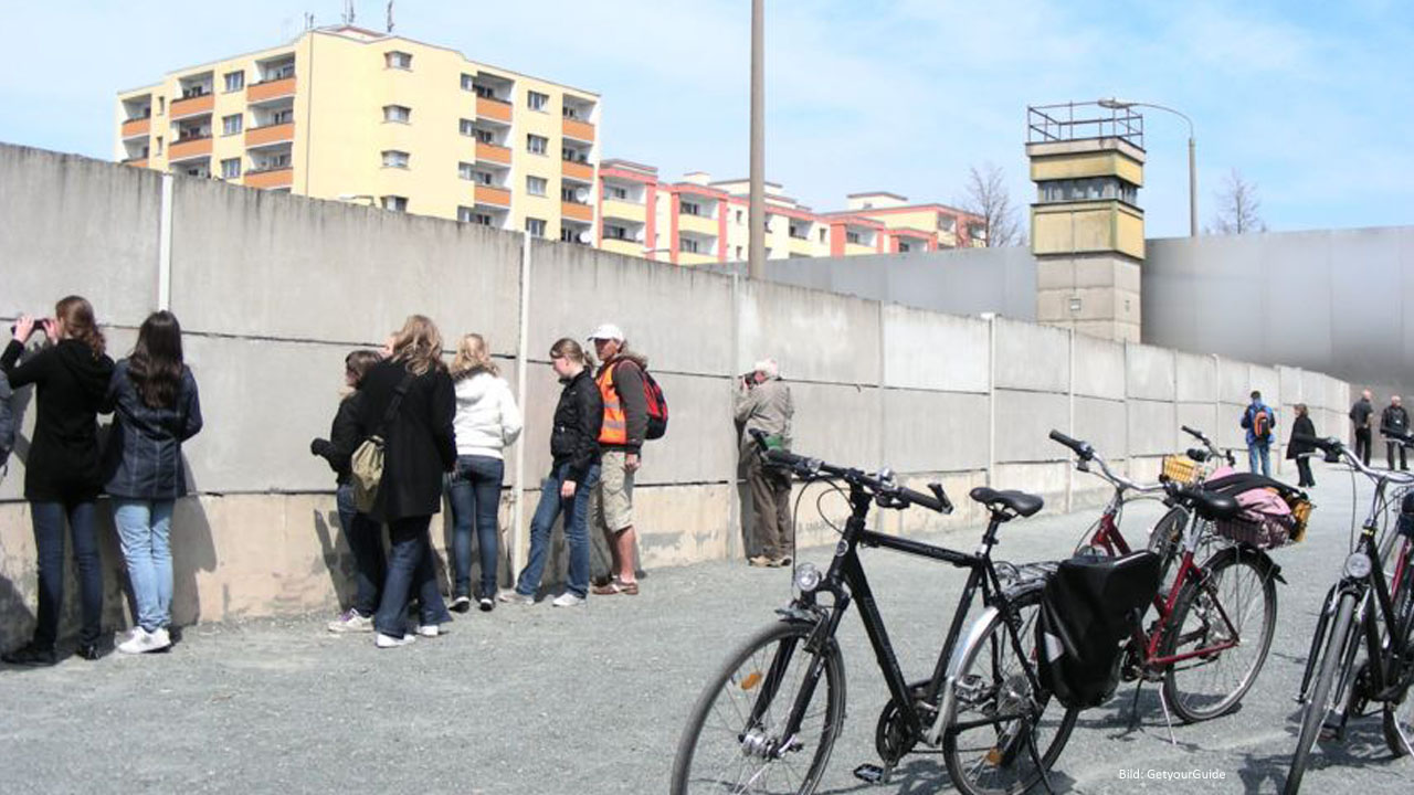 Private 3-stuendige Radtour "Berliner Mauer"